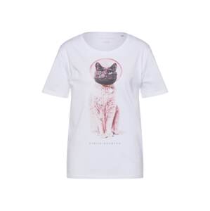 EINSTEIN & NEWTON Tričko 'Astro Cat'  sivá / staroružová / biela