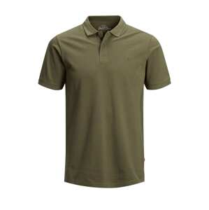 JACK & JONES Tričko  kaki