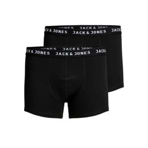 JACK & JONES Boxerky  čierna / biela