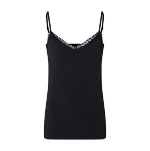 PIECES Top 'Kate'  čierna