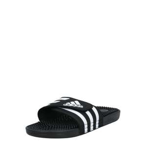 ADIDAS SPORTSWEAR Plážové / kúpacie topánky 'Adissage'  čierna / biela