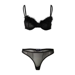 Nasty Gal Súpravy bielizne  čierna