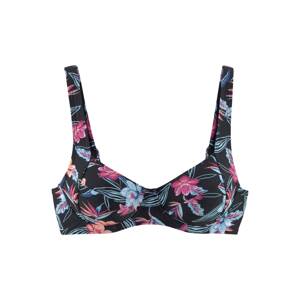 KangaROOS Bikinový top  svetlomodrá / broskyňová / fuksia / čierna