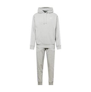 Nike Sportswear Joggingová súprava 'CLUB FLEECE'  sivá / sivá melírovaná / biela