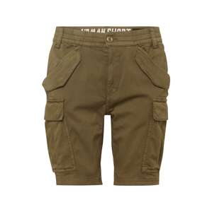ALPHA INDUSTRIES Nohavice 'Airman'  olivová