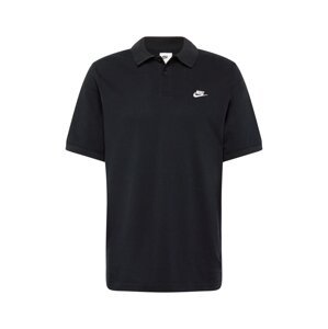 Nike Sportswear Tričko 'Club'  čierna / biela