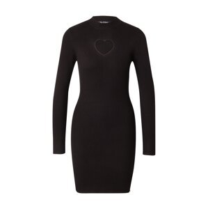 Miss Selfridge Pletené šaty  čierna
