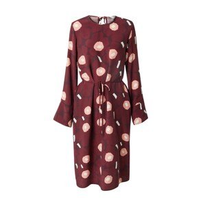 Marimekko Šaty 'LAHJAT UNIKKO'  broskyňová / bordová / vínovo červená / biela