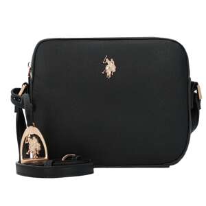 U.S. POLO ASSN. Kabelka na rameno 'Jones'  zlatá / čierna