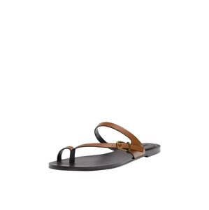 Pull&Bear Žabky  hnedá