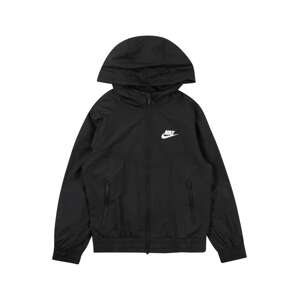 Nike Sportswear Prechodná bunda  čierna