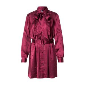 The Kooples Košeľové šaty  bordová