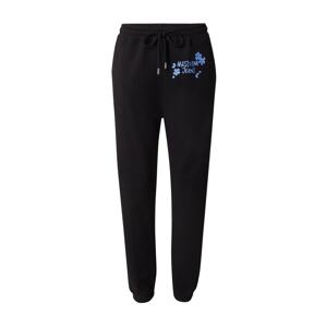 Moschino Jeans Nohavice  azúrová / čierna