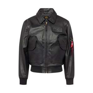 ALPHA INDUSTRIES Prechodná bunda  čierna