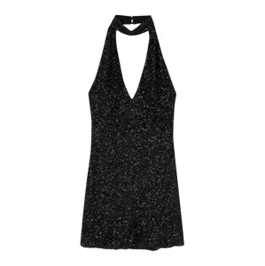 Pull&Bear Kokteilové šaty  čierna