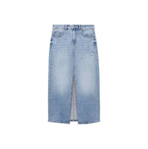 MANGO TEEN Sukňa  modrá denim