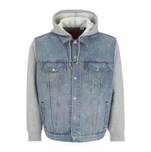 Levi's® Big & Tall Prechodná bunda 'CANDY'  modrá denim / sivá melírovaná