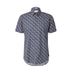 Ben Sherman Košeľa  modrá / dymovo modrá / hnedá / biela
