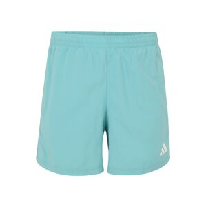 ADIDAS PERFORMANCE Športové nohavice 'Own The Run'  tyrkysová / biela