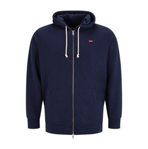 Levi's® Big & Tall Mikina 'New Original Zip-Up Hoodie'  tmavomodrá
