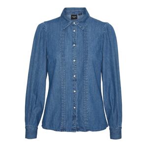 VERO MODA Blúzka 'VMEUDORA'  modrá denim