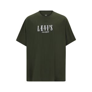 Levi's® Big & Tall Tričko  tmavozelená / biela