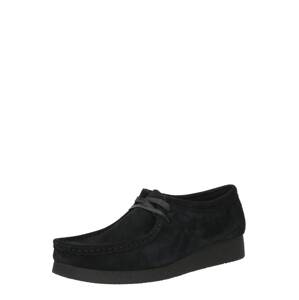 CLARKS Šnurovacie topánky 'Wallabee'  čierna