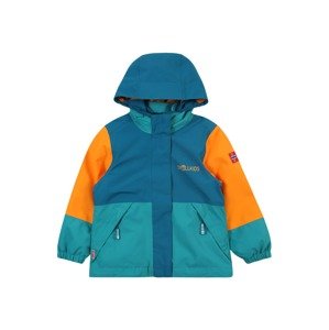 TROLLKIDS Outdoorová bunda 'Kjerag'  modrozelená / petrolejová / oranžová