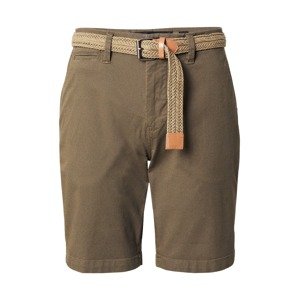 INDICODE JEANS Chino nohavice 'Book'  kaki