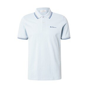 Ben Sherman Tričko  kráľovská modrá / pastelovo modrá / čierna