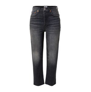 RE/DONE Džínsy  čierny denim