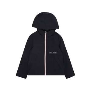 JACK & JONES MINI Prechodná bunda 'JJADAM'  tmavomodrá / biela