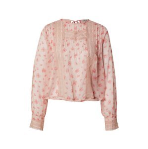 Miss Selfridge Blúzka  kaki / orchideová / rosé / staroružová