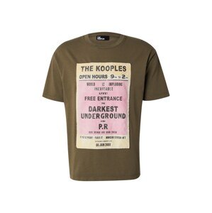 The Kooples Tričko  pastelovo žltá / olivová / ružová / čierna