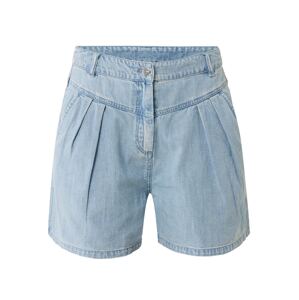 MEXX Plisované rifle  modrá denim