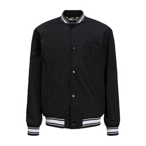 Jack & Jones Junior Prechodná bunda 'JORAlmeria'  čierna / biela