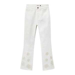 Desigual Džínsy 'Gala'  tmelová / biely denim