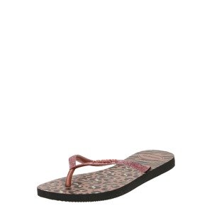 HAVAIANAS Žabky  rosé / čierna