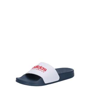 ADIDAS SPORTSWEAR Plážové / kúpacie topánky 'ADILETTE'  tmavomodrá / ohnivo červená / biela