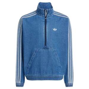 ADIDAS ORIGINALS Prechodná bunda  modrá melírovaná / biela