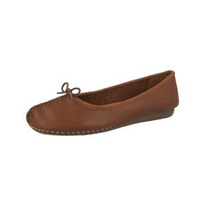 CLARKS Baleríny 'Freckle Ice'  hnedá