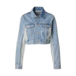 Moschino Jeans Prechodná bunda  modrá denim / pastelovo modrá