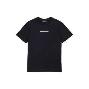 DSQUARED2 Tričko  čierna / biela