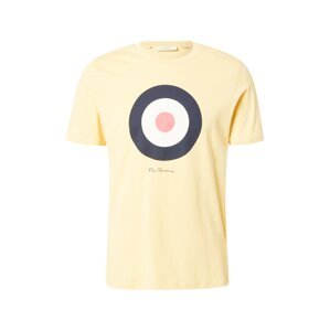 Ben Sherman Tričko 'Signature Target'  svetložltá / melónová / čierna / biela