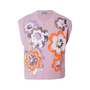 Essentiel Antwerp Mikina  fialová / oranžová / ružová / biela