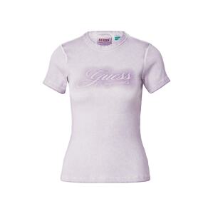 GUESS Originals Tričko  pastelovo fialová / tmavofialová