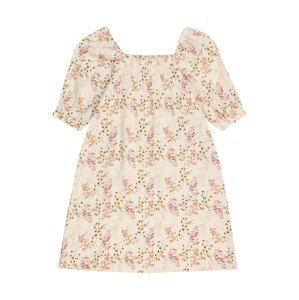 Vero Moda Girl Šaty 'Glow Natali'  béžová / ružová / krvavo červená / čierna