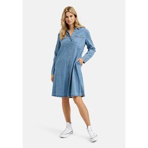 Smith&Soul Košeľové šaty  modrá denim
