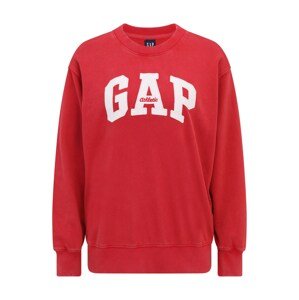 Gap Petite Mikina  červená / biela