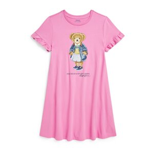 Polo Ralph Lauren Šaty  béžová / modrá denim / svetloružová